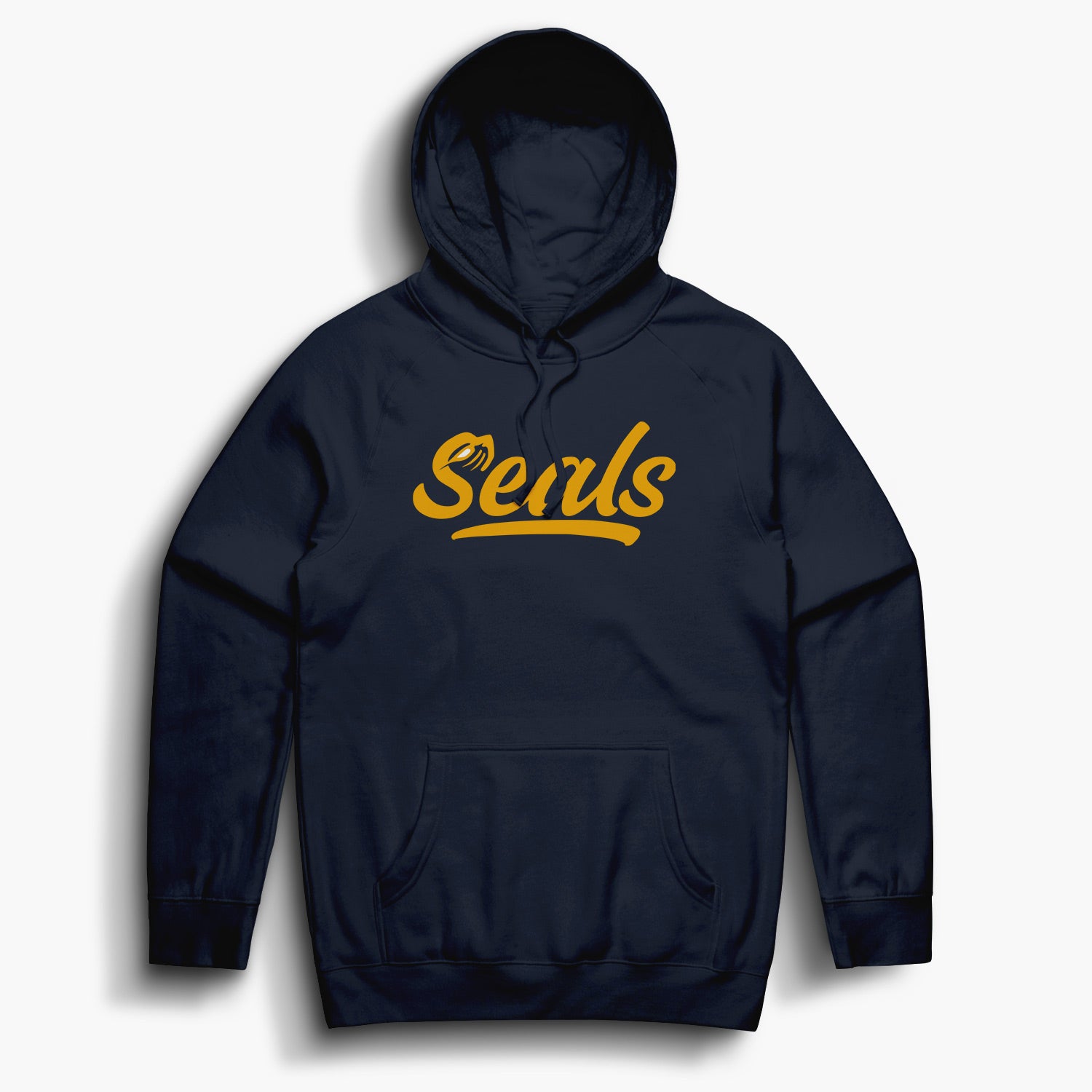 "Seals" Hoodie—Navy—Adult