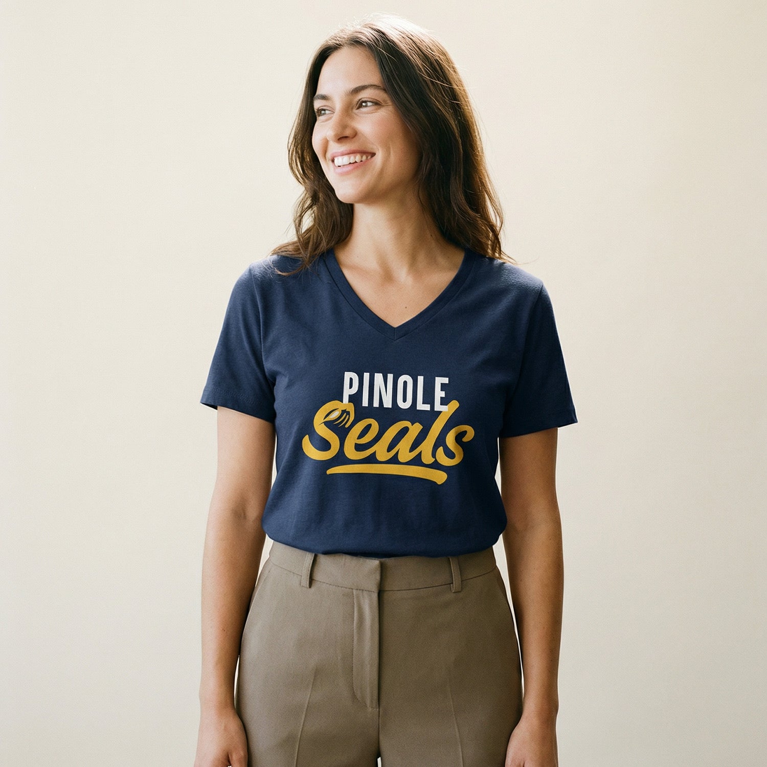 Seals V-neck T-shirt—Women’s