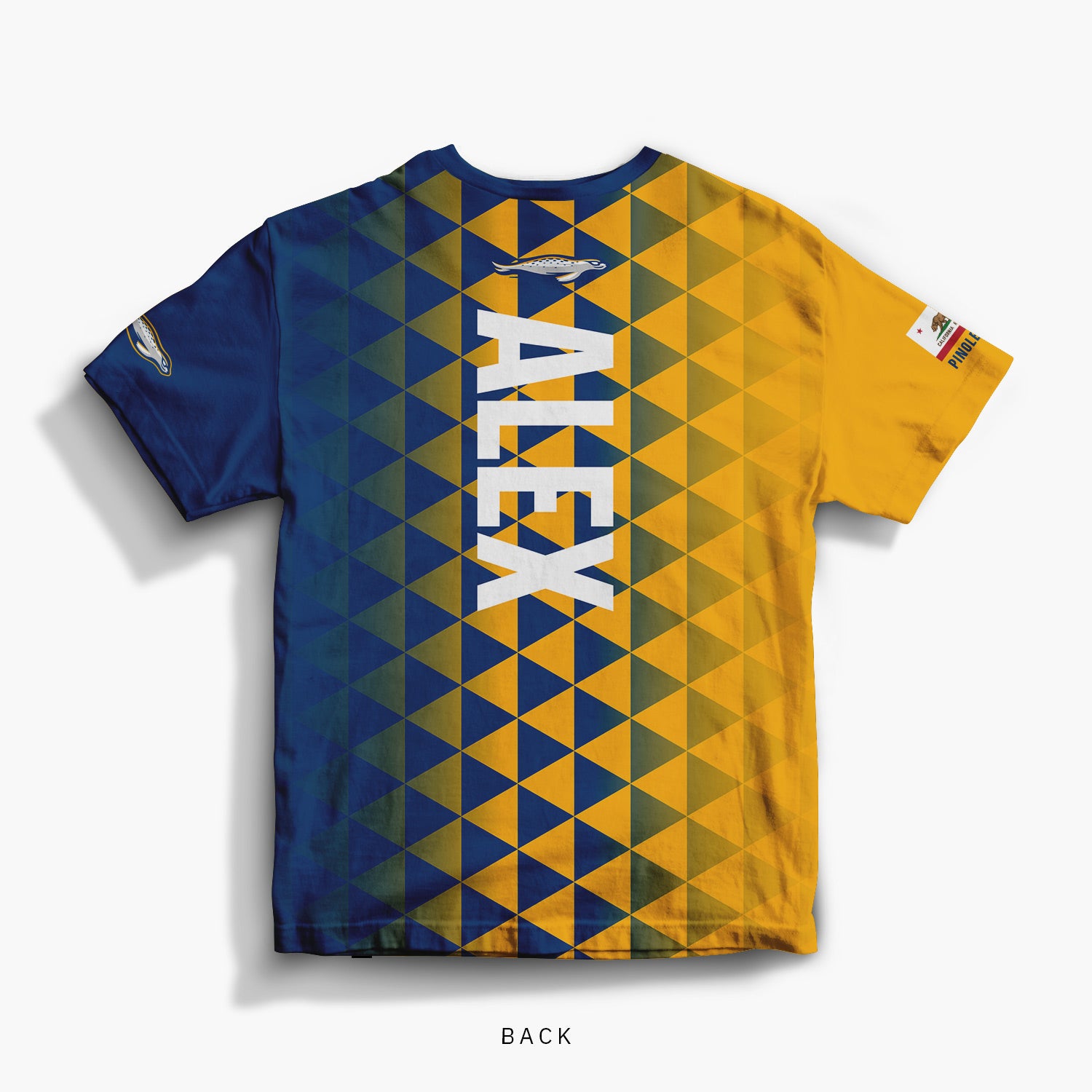 Triangles Full Print Jersey—Adult