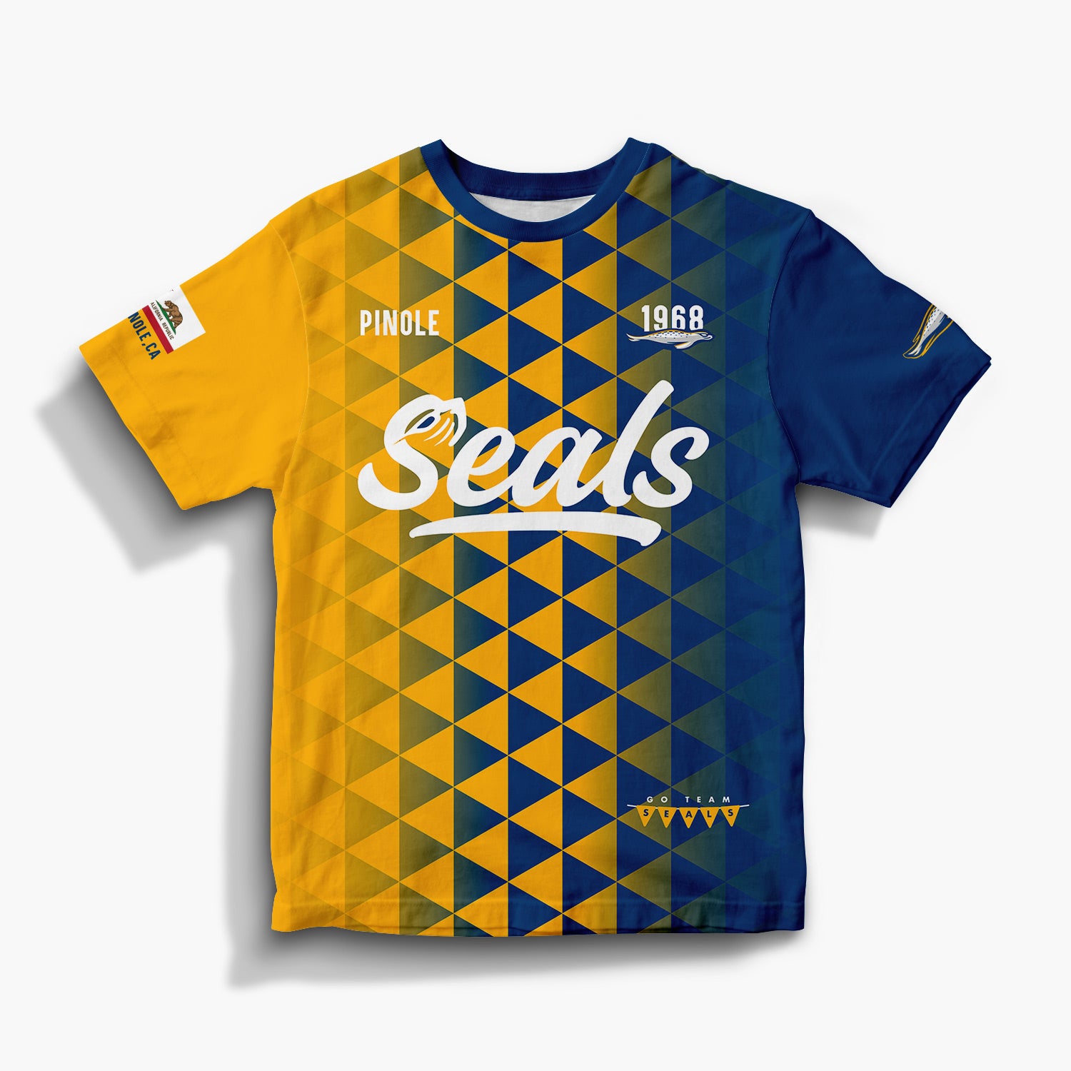 Triangles Full Print Jersey—Adult