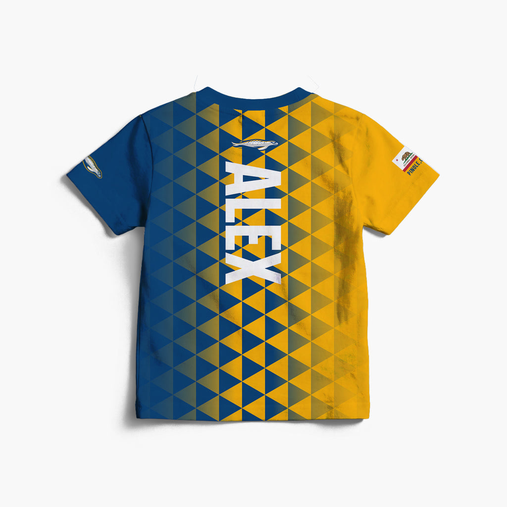 Triangles Full Print Jersey—Youth